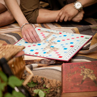 friends playing board games